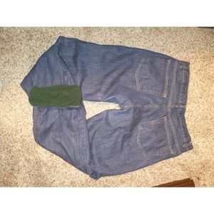 Women's 38 x 32 Flannel Lined Jeans - Faded Glory